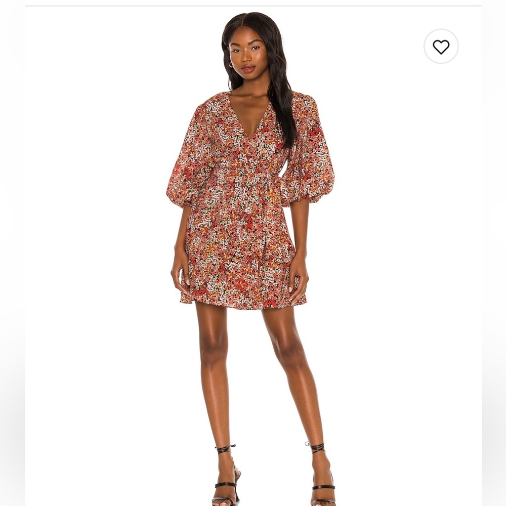 MINKPINK Gabea Wrap Mini Dress